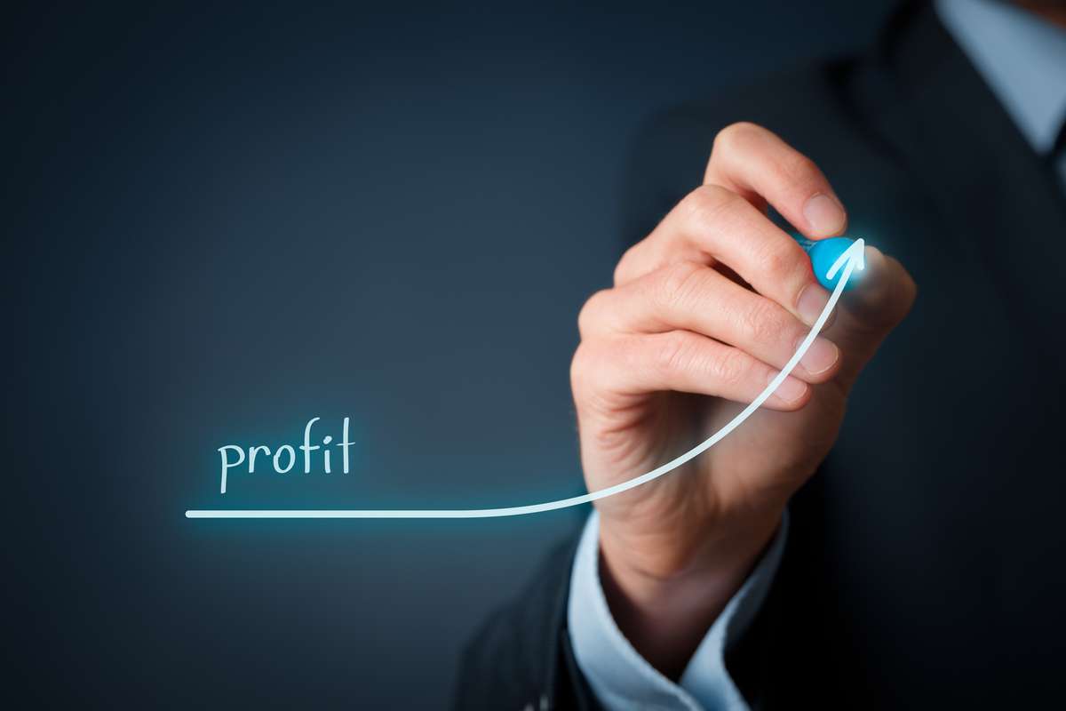 Increase profit concept (R) (S)